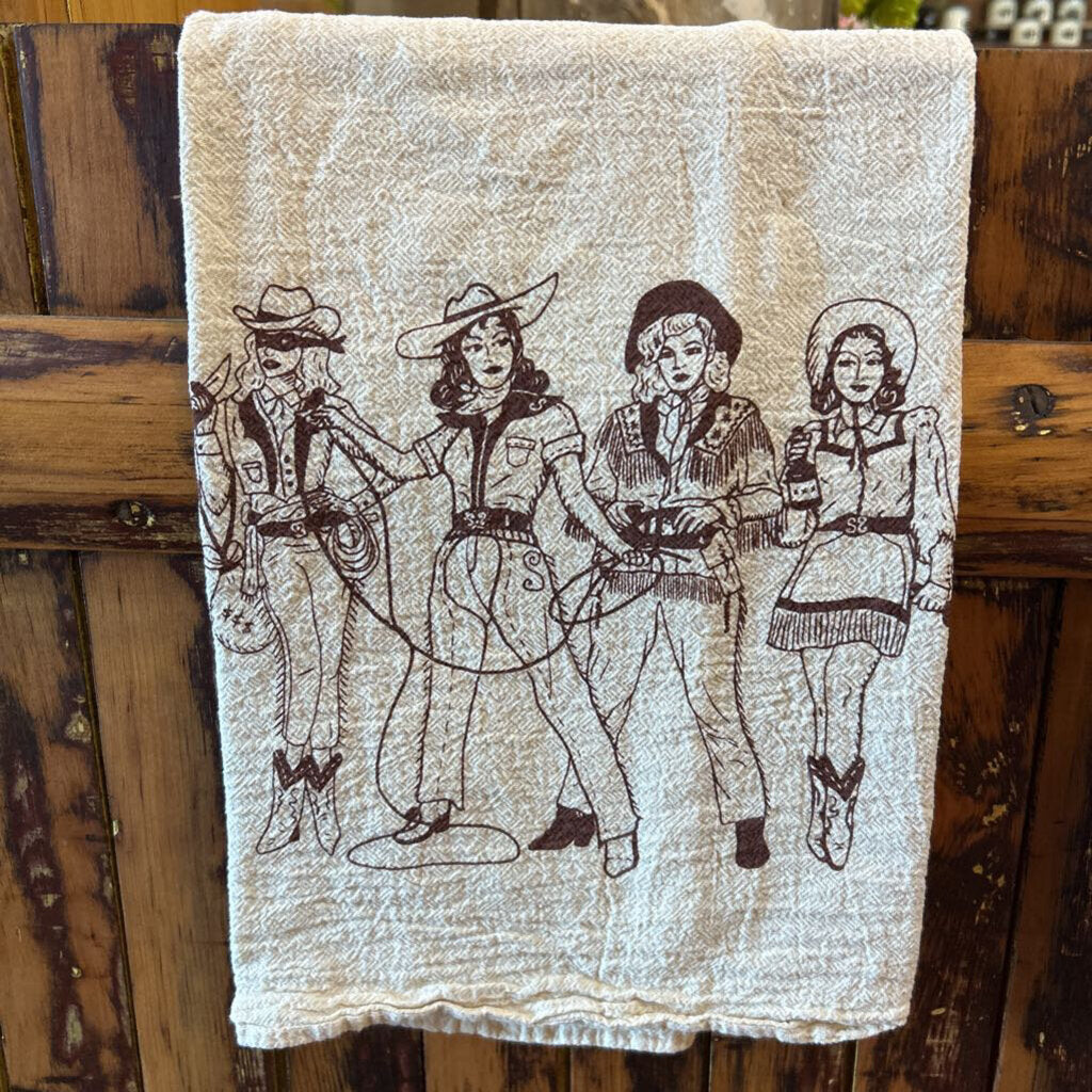 Lady Gang Tea Towel