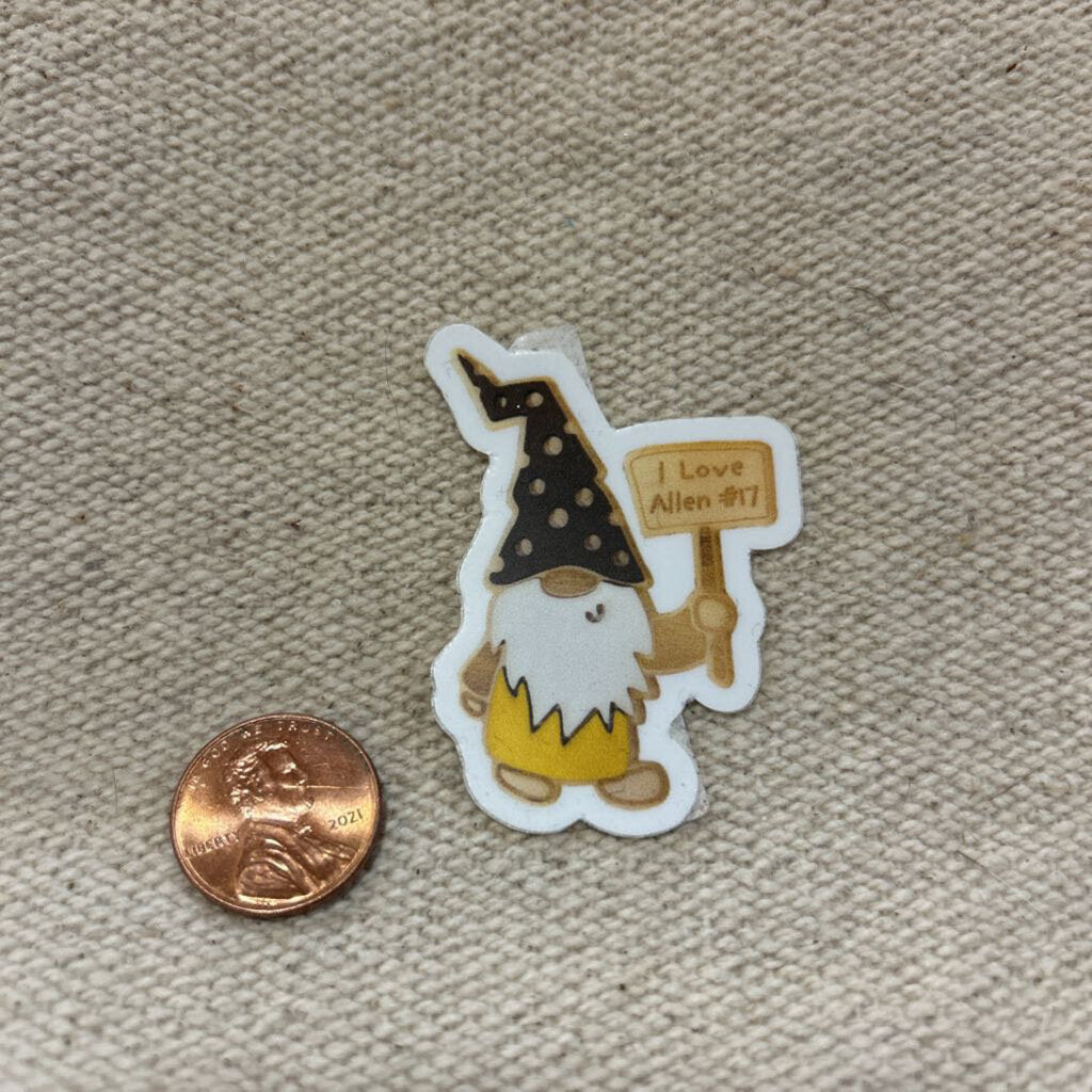 I Love #17 Gnome Sticker