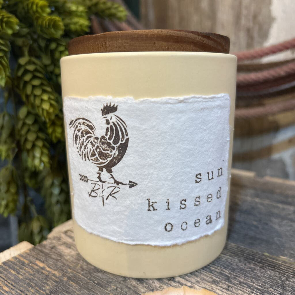 B&R Wood Wick Sun Kissed Ocean Candle