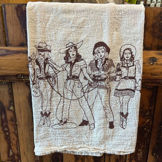 Lady Gang Tea Towel