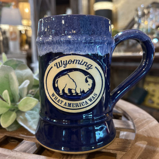 The Wyoming Ceramic Mug Blue