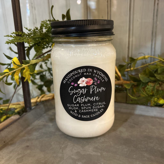 Wind & Sage Sugar Plum Cashmere Candle