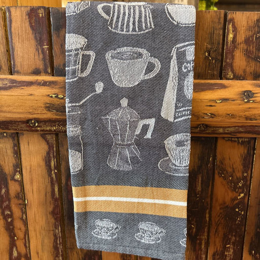 Coffee Break Tea Towel