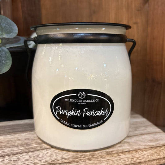Milkhouse Butter Jar Pumpkin Pancakes Candle